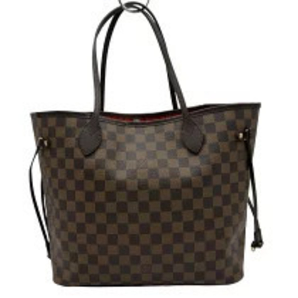 Louis Vuitton Neverfull Brown Damier Canvas Tote Bag